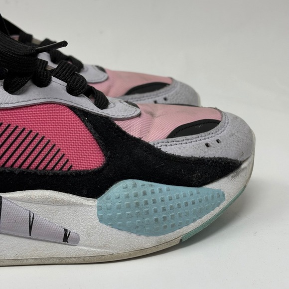 Puma RS Running System Women's Sneakers Pink Gray Lightweight Size 6.5 - Picture 4 of 16